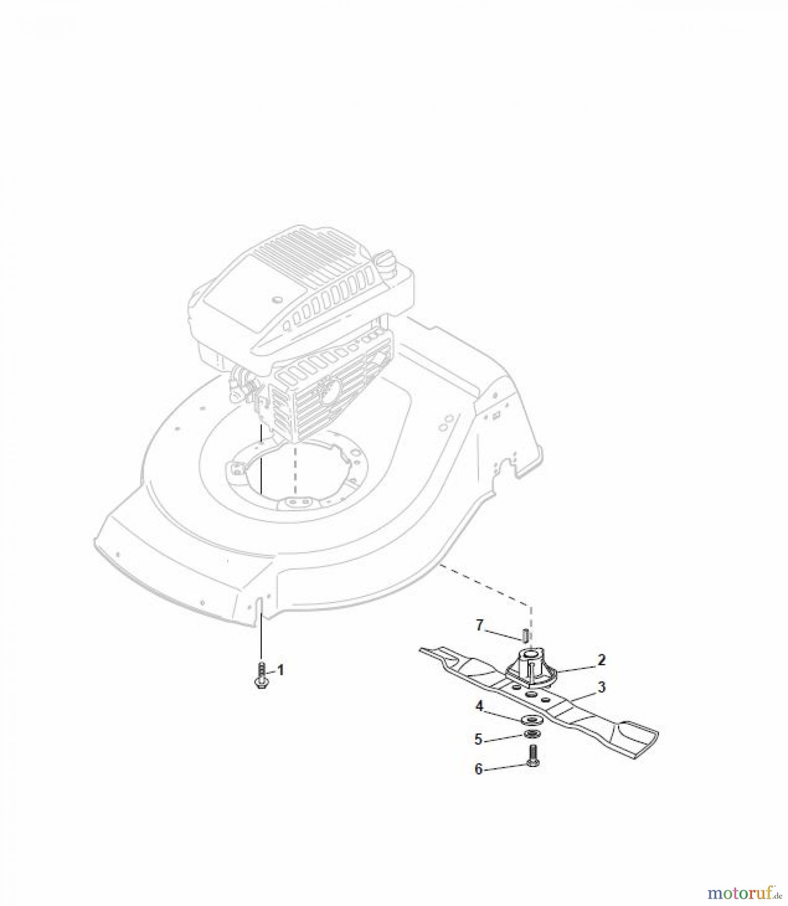  Global Garden Products GGP Rasenmäher Benzin Ohne Antrieb 2017 NTL 534 - 534 Q Blade