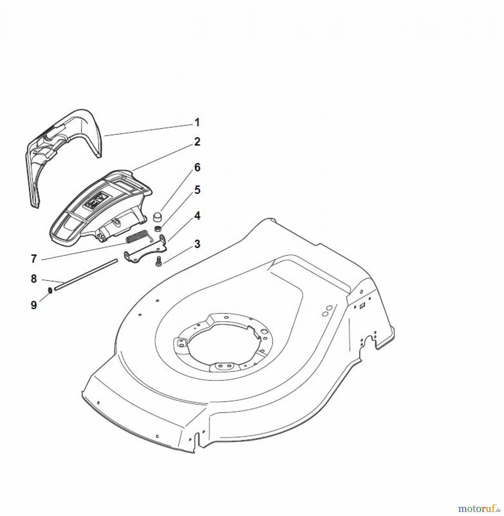  Global Garden Products GGP Rasenmäher Baujahr 2017 Elektro mit Antrieb 2017 NT 480 TR - TRQ Ejection-Guard