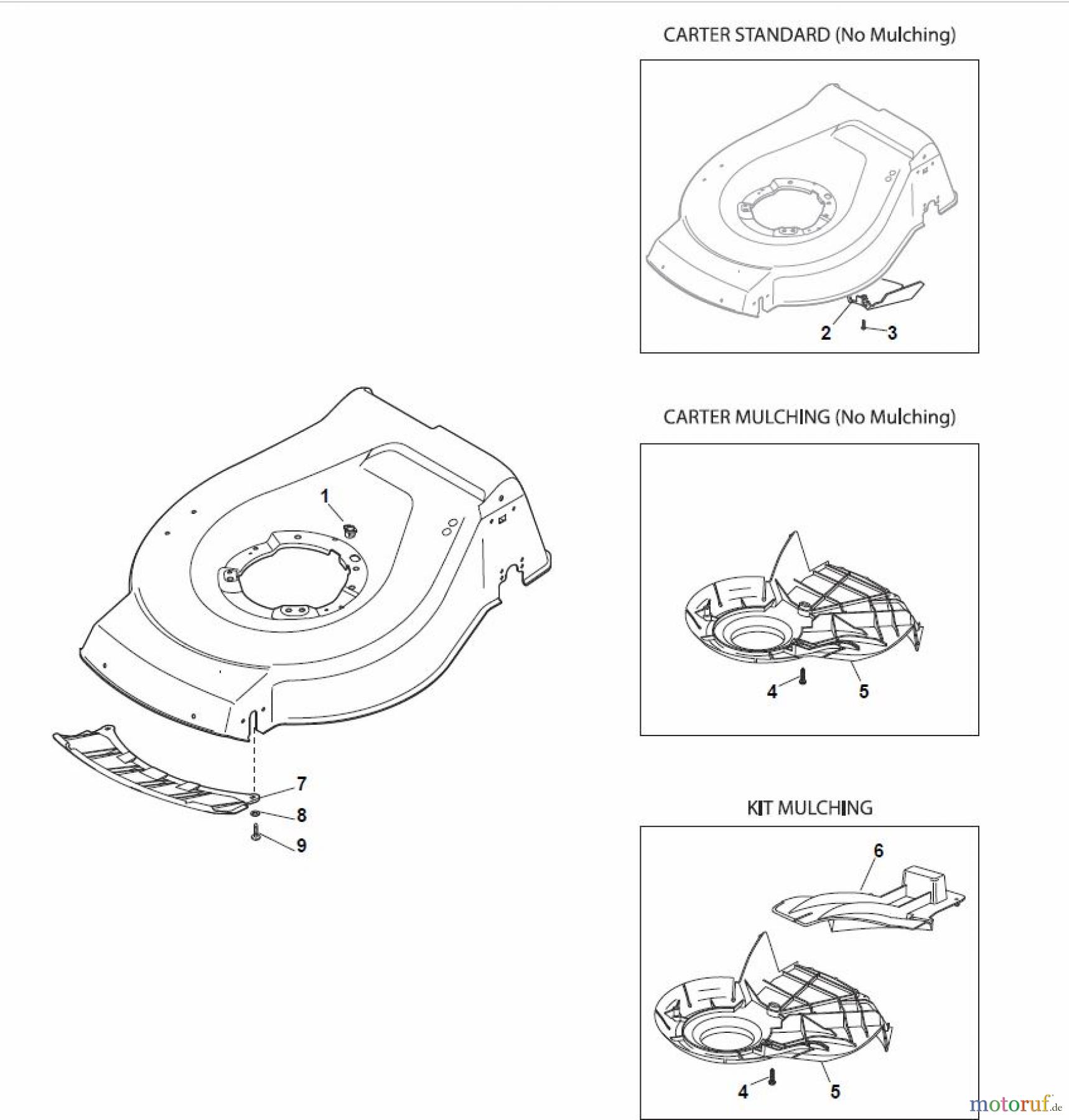  Global Garden Products GGP Rasenmäher Baujahr 2017 Elektro mit Antrieb 2017 NTL 480 W TR - TRQ Protection, Belt