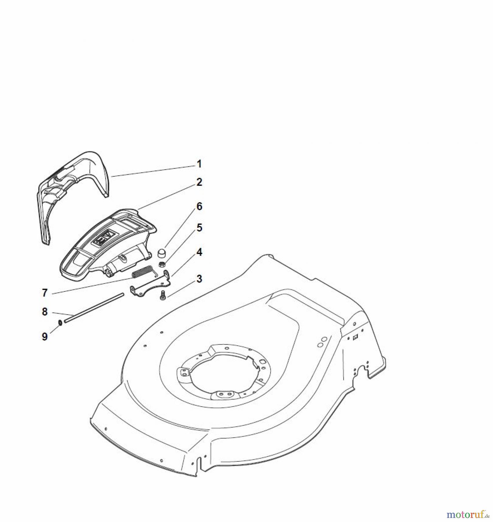  Global Garden Products GGP Rasenmäher Elektro Ohne Antrieb 2017 NTL 480 - 480 Q Ejection-Guard