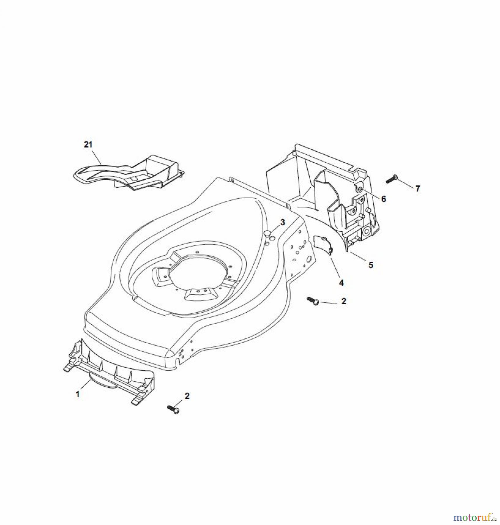  Global Garden Products GGP Rasenmäher Baujahr 2017 Elektro Ohne Antrieb 2017 ESL 460 Front Conveyor Assy