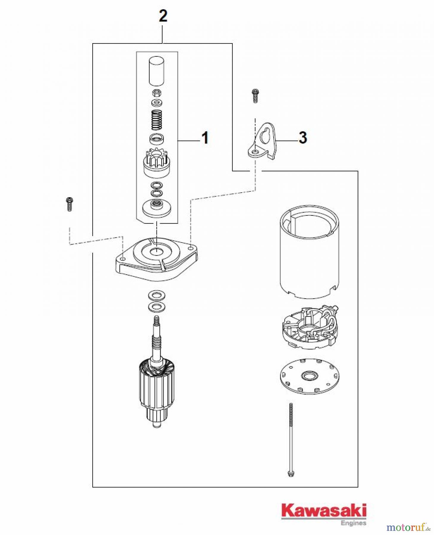  Global Garden Products GGP Motoren 2017 FS600V-AS50 Kawasaki Starter