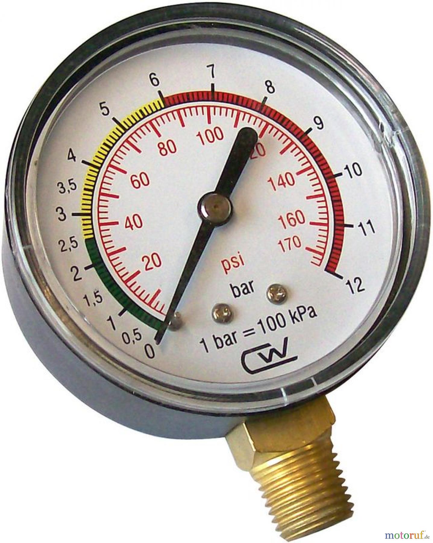  Güde Drucklufttechnik Druckluft Zubehör Reifenfüller MANOMETER (REIFENFÜLLER) - 41004