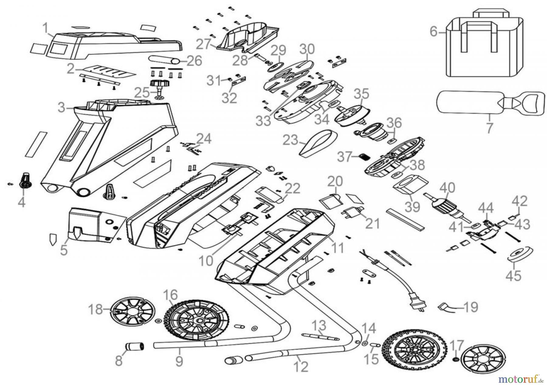  Güde Gartentechnik Häcksler Elektro-Häcksler GARTENHÄCKSLER GH 2501 - 94372 FSL94372-01