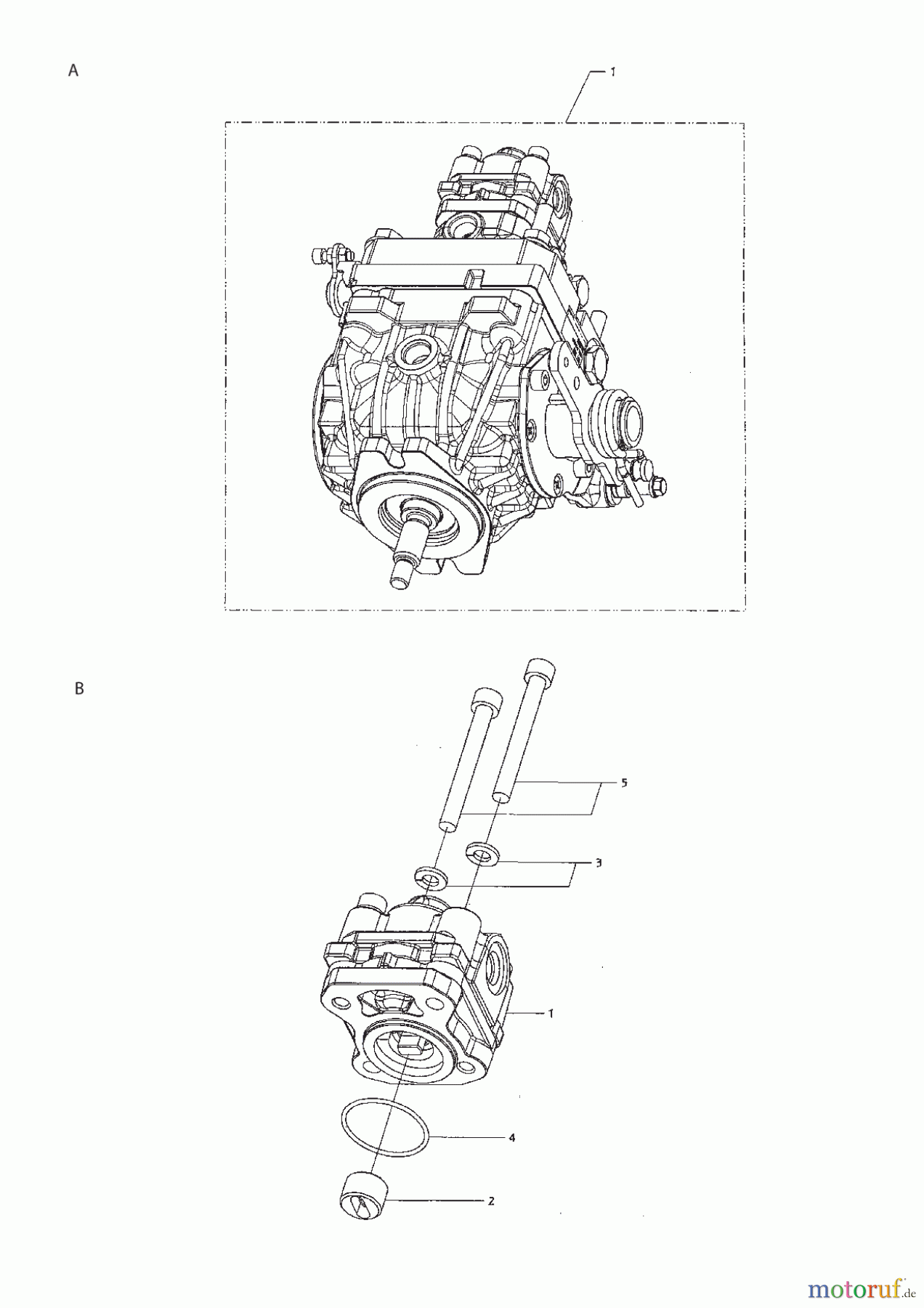  Stiga Frontmäher Baujahr 2017 Titan 2017 TITAN 740 D 13-7460-11 KANZAKI HYDRAULIC PUMP KPS-23ALPH PUMP UNIT-GEAR PUMP