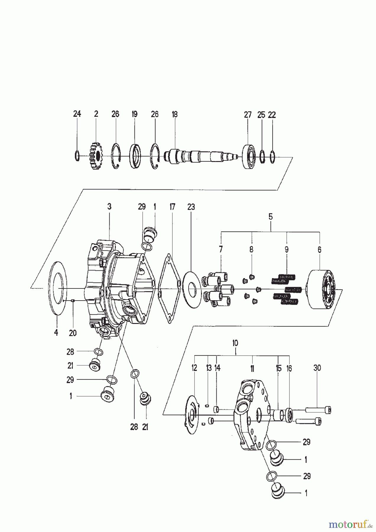  Stiga Frontmäher Grundgerät Titan 2017 TITAN 740 D 13-7460-11 KANZAKI WHEEL ENGINE KWM 13S-186H MOTOR