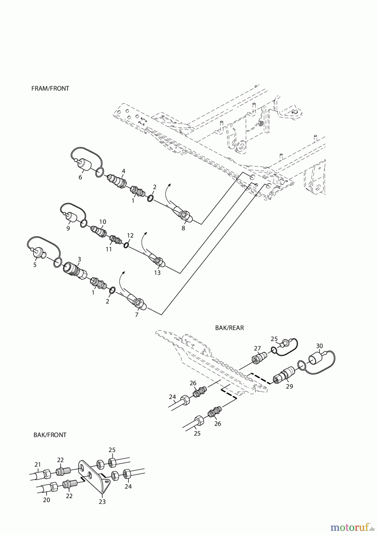  Stiga Frontmäher Baujahr 2017 Titan 2017 TITAN 740 DCR 13-7462-11 - Season 2015 PTO AND IMPLEMENT CONTROL