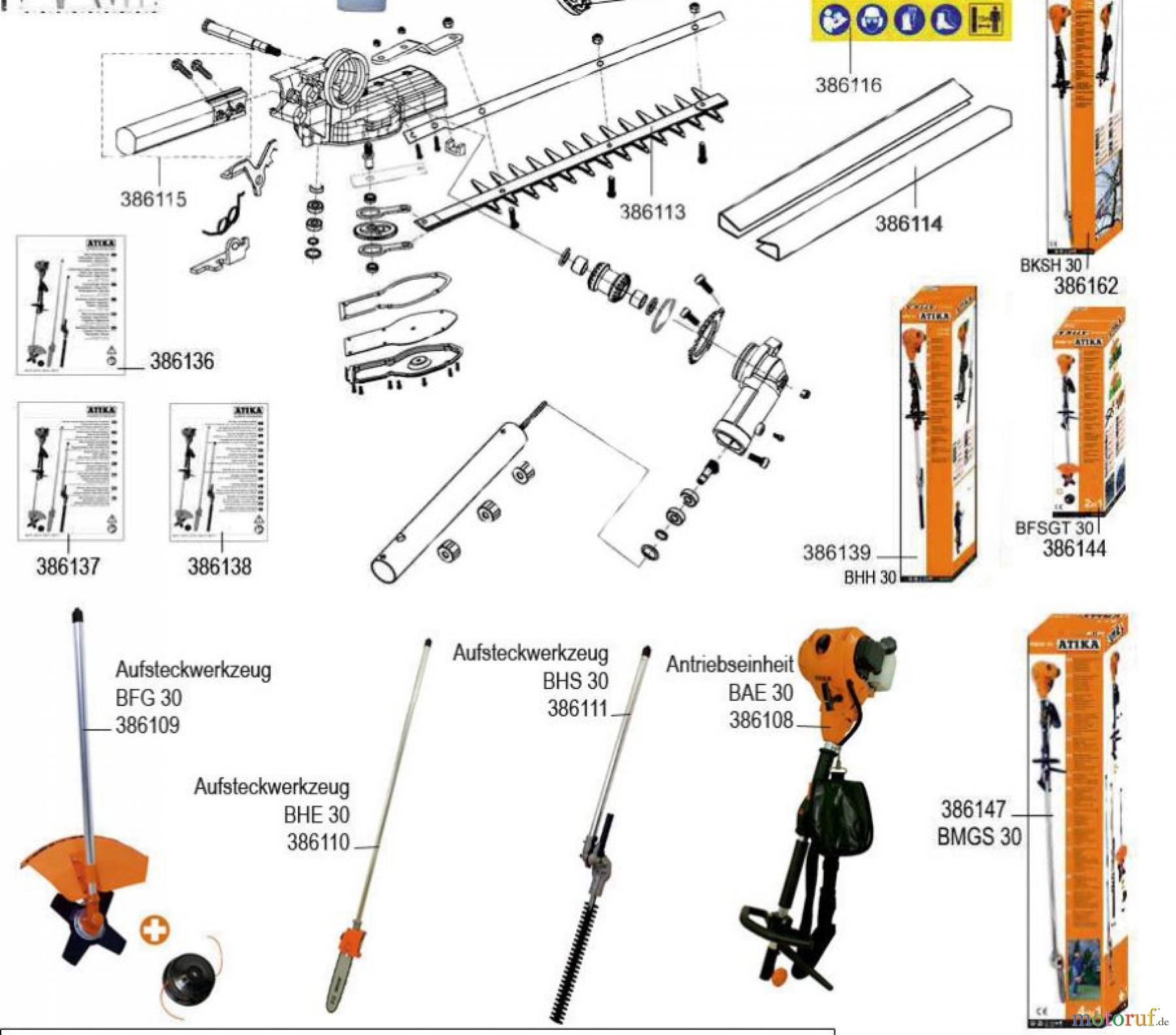  Atika Garten Hochentaster BKSH 30 Seite 2