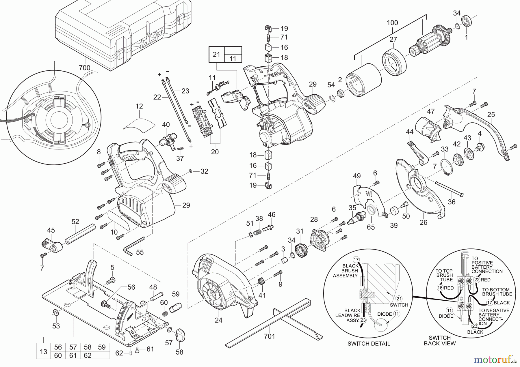  Milwaukee Akku-Geräte Sägen und Trennen KREISSÄGEN HD28 CS AKKU-HOLZKREISSÄG Seite 1