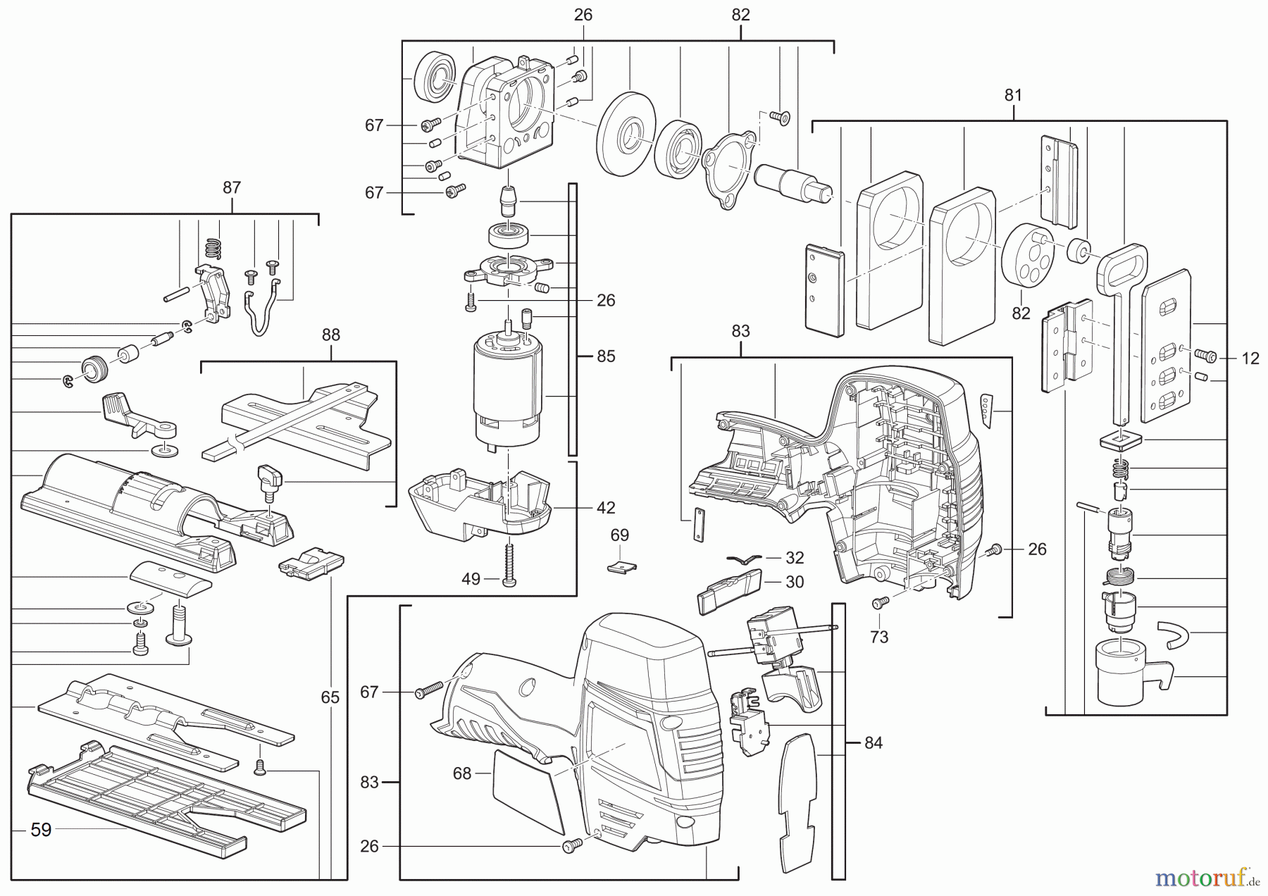  Milwaukee Akku-Geräte Sägen und Trennen STICHSÄGEN M12 JS AKKU-STICHSÄGE Seite 1