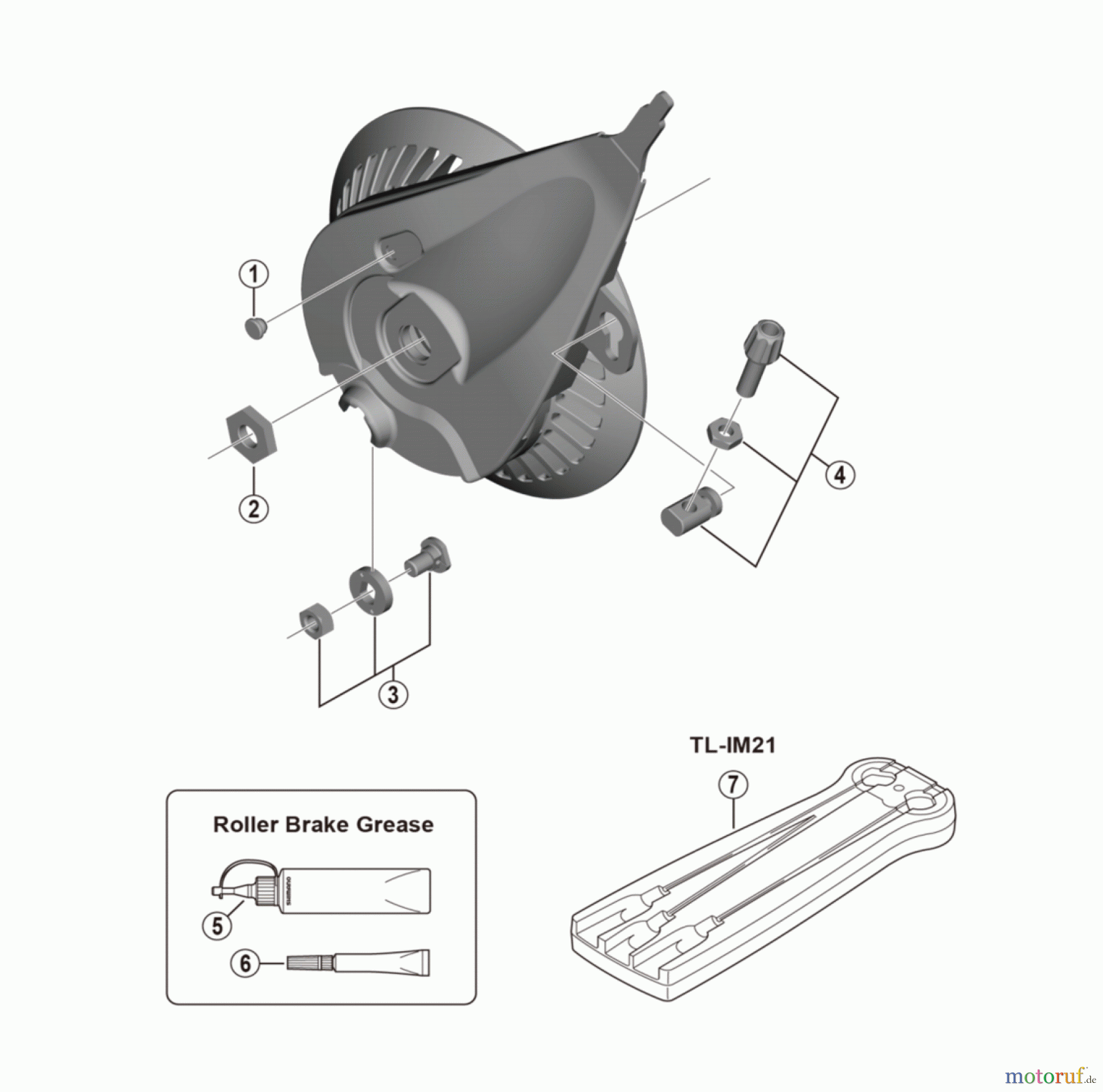  Shimano BR Brake - Bremse BR-C6060-F NEXUS Rollenbremse