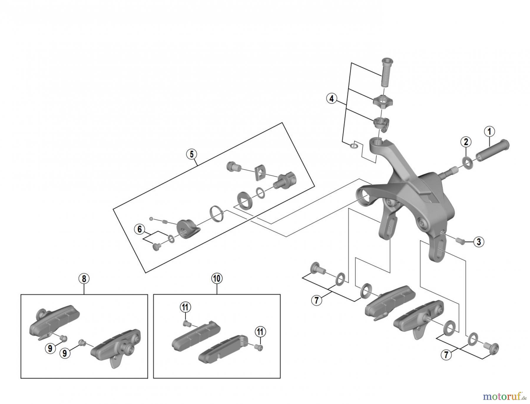  Shimano BR Brake - Bremse BR-R9100 DURA-ACE Caliper Brake