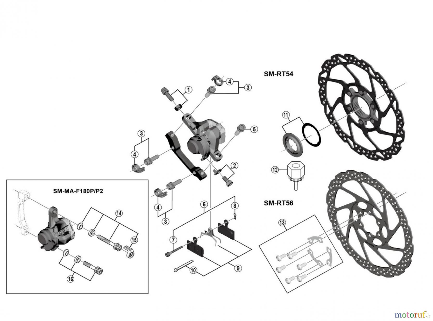  Shimano BR Brake - Bremse BR-R317 Scheibenbremse