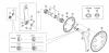 Shimano FC Front Chainwheel - Kurbelsatz, Vorderes Kettenblatt Listas de piezas de repuesto y dibujos FC-9000 DURA-ACE Front Chainwheel