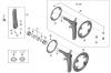 Shimano FC Front Chainwheel - Kurbelsatz, Vorderes Kettenblatt Listas de piezas de repuesto y dibujos FC-R8000  ULTEGRA Crankset