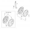 Shimano FC Front Chainwheel - Kurbelsatz, Vorderes Kettenblatt Listas de piezas de repuesto y dibujos FC-A070 SHIMANO TOURNEY Front Chainwhee