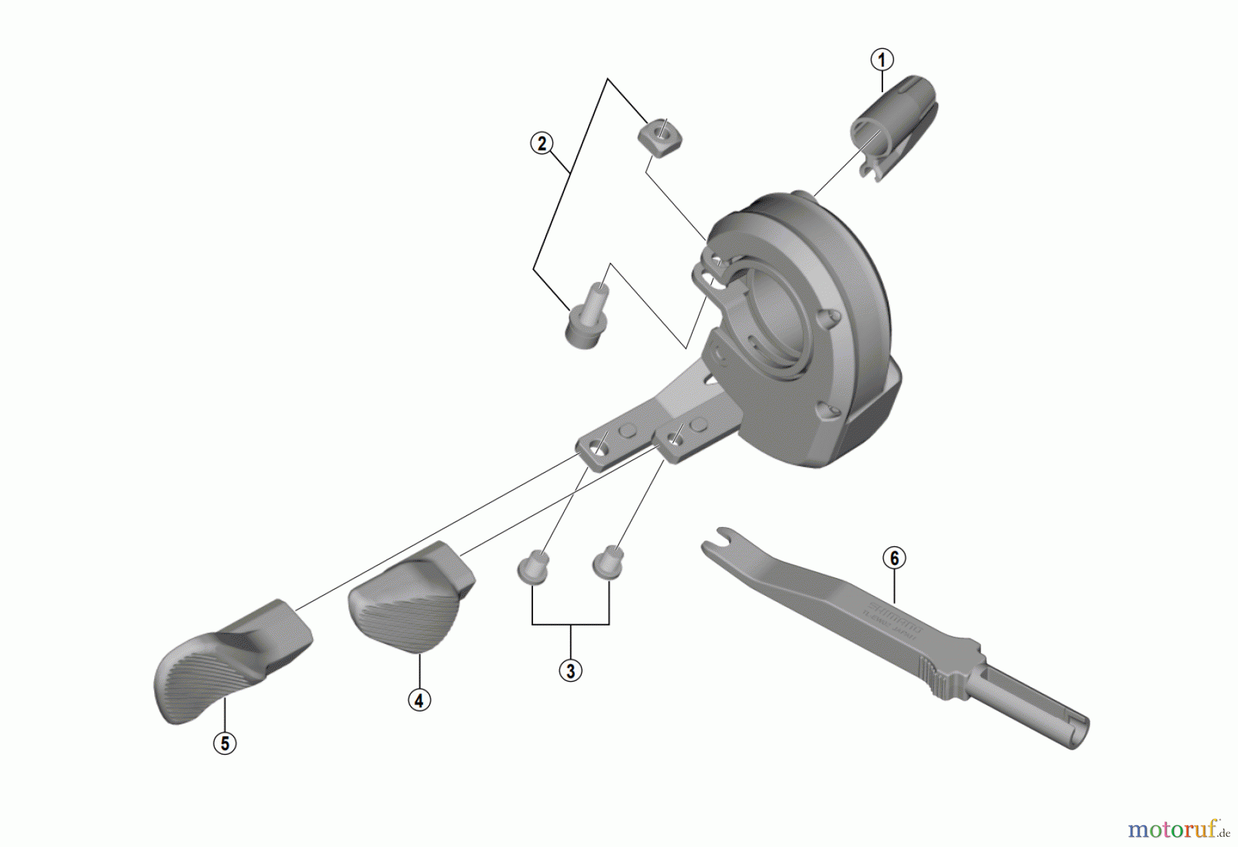  Shimano SW Switch - Schalter SW-E8000-L Switch Unit for Assist