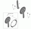 Shimano FC Front Chainwheel - Kurbelsatz, Vorderes Kettenblatt Listas de piezas de repuesto y dibujos FC-MT101  Crankset