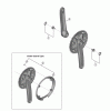 Shimano FC Front Chainwheel - Kurbelsatz, Vorderes Kettenblatt Listas de piezas de repuesto y dibujos FC-MT100  Crankset