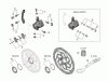 Shimano BR Brake - Bremse Listas de piezas de repuesto y dibujos BR-TX805 Tourney TX Scheibenbremse