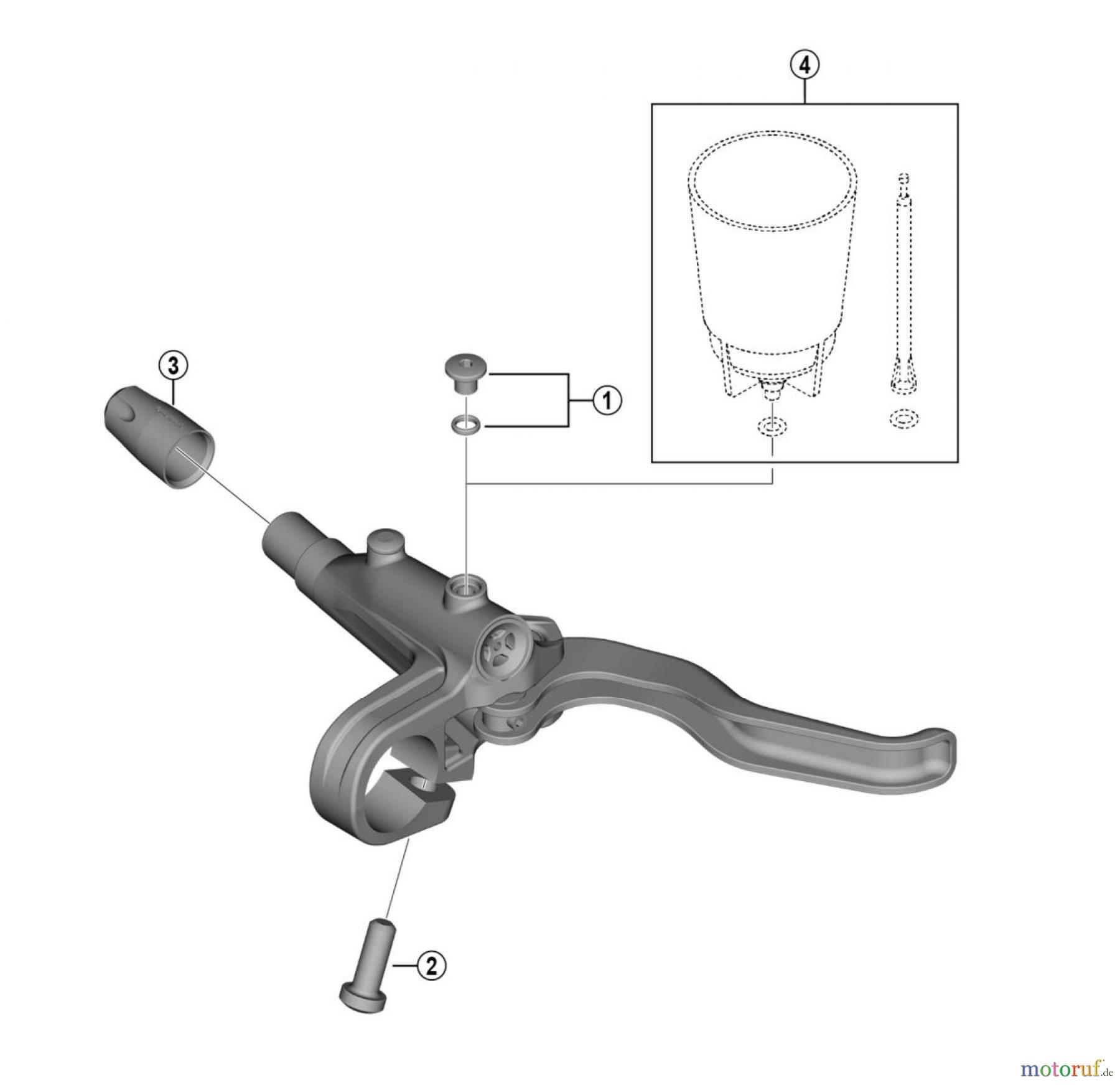  Shimano BL Brake Lever - Bremshebel BL-MT400 Brake Lever