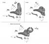 Shimano FD Front Derailleur - Umwerfer Listas de piezas de repuesto y dibujos FD-M4100 DEORE SIDE SWING Front Derailleur