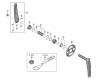 Shimano FC Front Chainwheel - Kurbelsatz, Vorderes Kettenblatt Listas de piezas de repuesto y dibujos FC-M6100 (-4669A) Deore Crankset