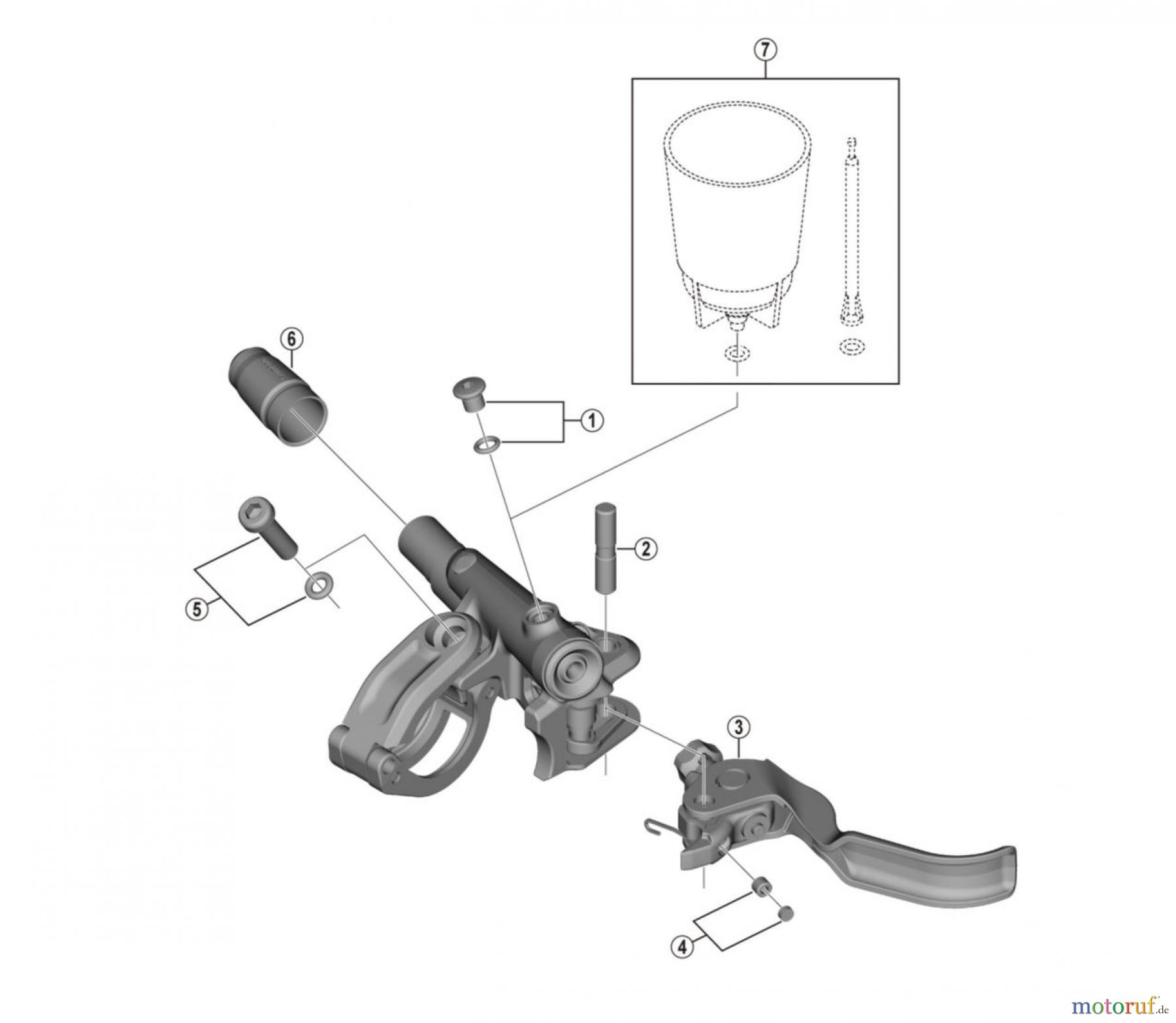  Shimano BL Brake Lever - Bremshebel BL-M7100 SLX Brake Lever