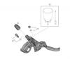 Shimano BL Brake Lever - Bremshebel Listas de piezas de repuesto y dibujos BL-M6100 DEORE Brake Lever