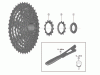 Shimano CS Cassette / Zahnkranz Listas de piezas de repuesto y dibujos CS-M4100 DEORE  (10-speed) Cassette Sprocket