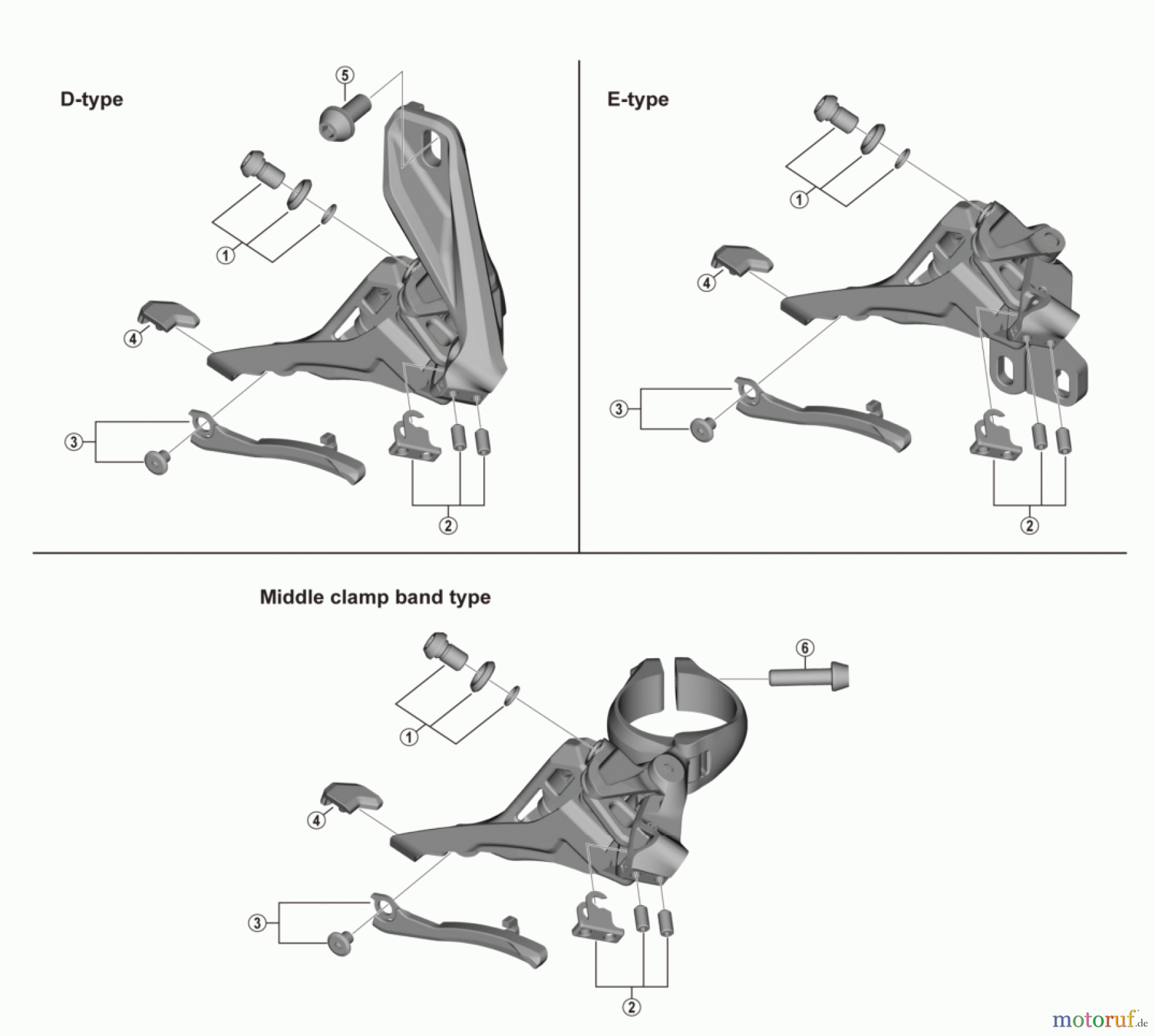  Shimano FD Front Derailleur - Umwerfer FD-M8100 DEORE XT SIDE SWING Front Derailleur (2x12-speed)