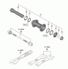 Shimano HB Hub - Vordere Nabe Listas de piezas de repuesto y dibujos HB-M7110 SLX Front Hub