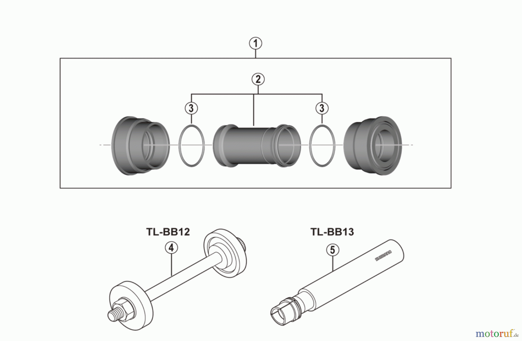  Shimano BB Bottom Bracket- Tretlager BB-RS500-PB  Bottom Bracket for Press-Fit