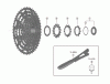 Shimano CS Cassette / Zahnkranz Listas de piezas de repuesto y dibujos CS-LG600-11, CS-LG600-10 Cassette Sprocket (E-Bike)