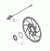 Shimano SM Smallparts - Kleinteile, RT, BT, BB, CD Listas de piezas de repuesto y dibujos RT-EM600, SM-DUE11 Disc Brake Rotor E-Bike STEPS