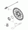 Shimano SM Smallparts - Kleinteile, RT, BT, BB, CD Listas de piezas de repuesto y dibujos RT-EM300, SM-DUE11 Bremsscheibe E-Bike Steps