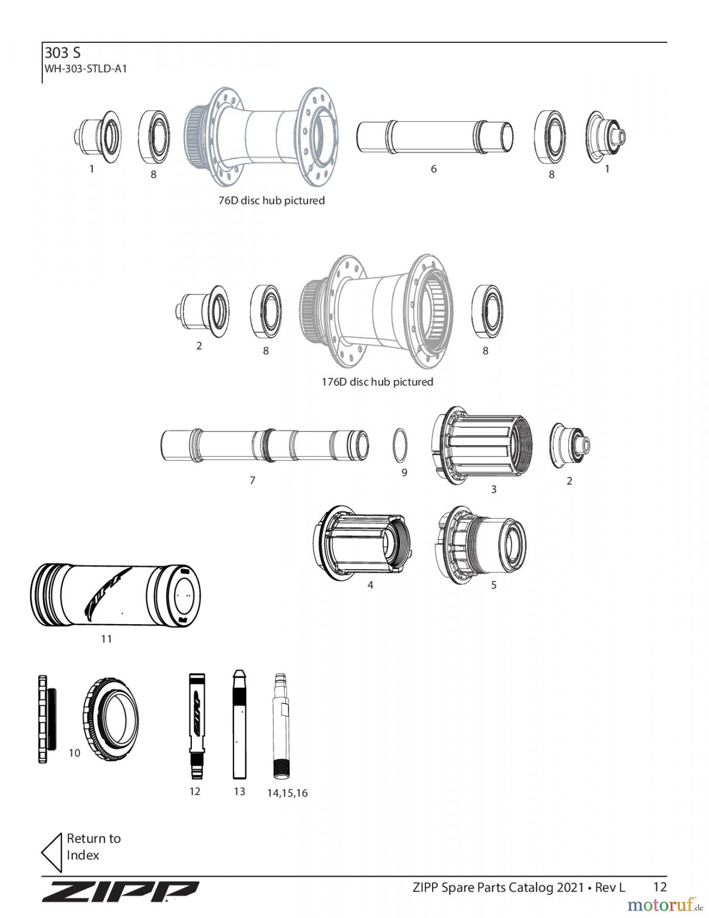  Sram Zipp 303 S WH-303-STLD-A1