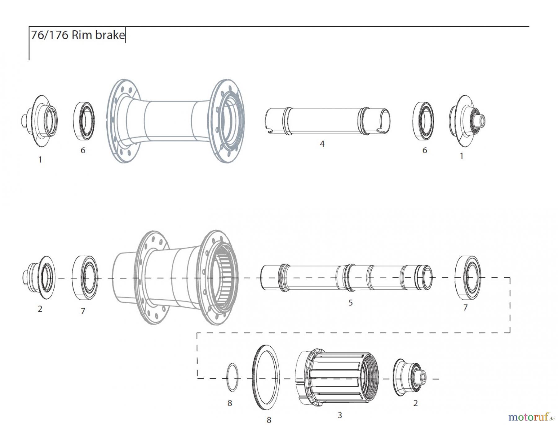  Sram Zipp 76/176 Rim brake