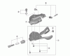Shimano SL Shift Lever - Schalthebel Listas de piezas de repuesto y dibujos SL-M8000-B-I  DEORE XT Rapidfire Plus Lever I-spec B-type (3/2x11-speed)
