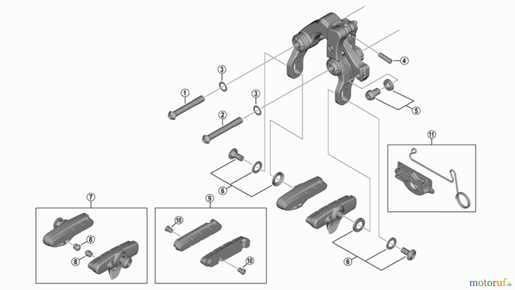  Shimano BR Brake - Bremse BR-RS811-R (-4817) Bremse