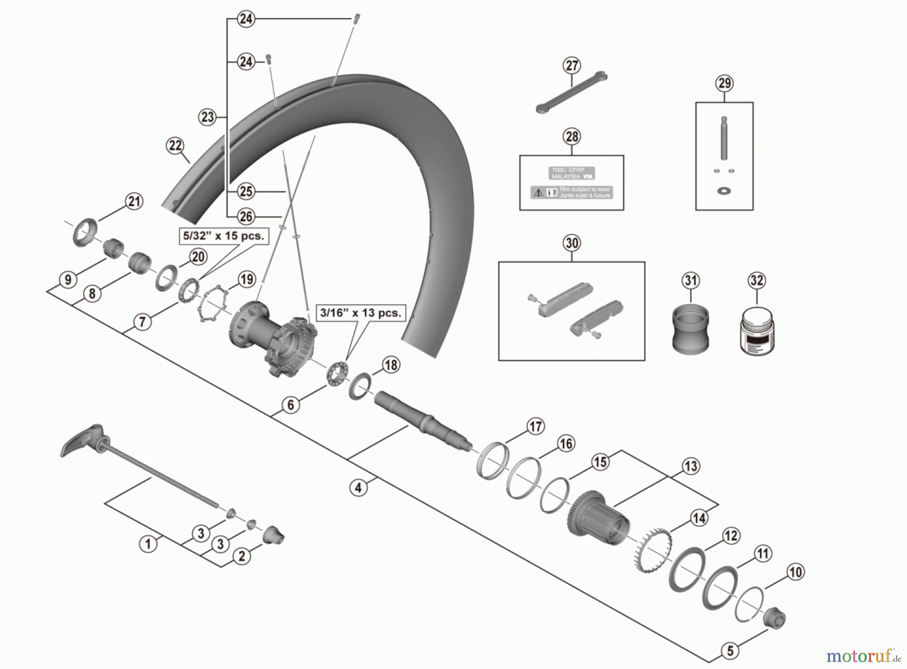  Shimano WH Wheels - Laufräder WH-R9200-C60-HR-TU-R-4825 Dura-Ace