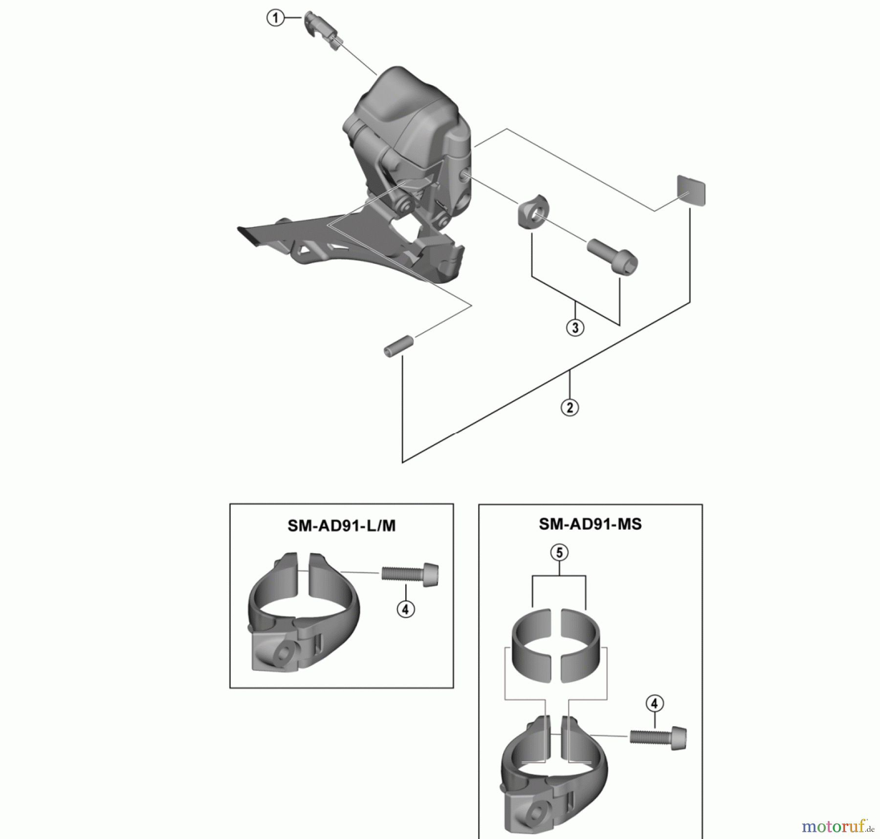  Shimano FD Front Derailleur - Umwerfer FD-R8150 ULTEGRA Front Derailleur  (2x12-speed)