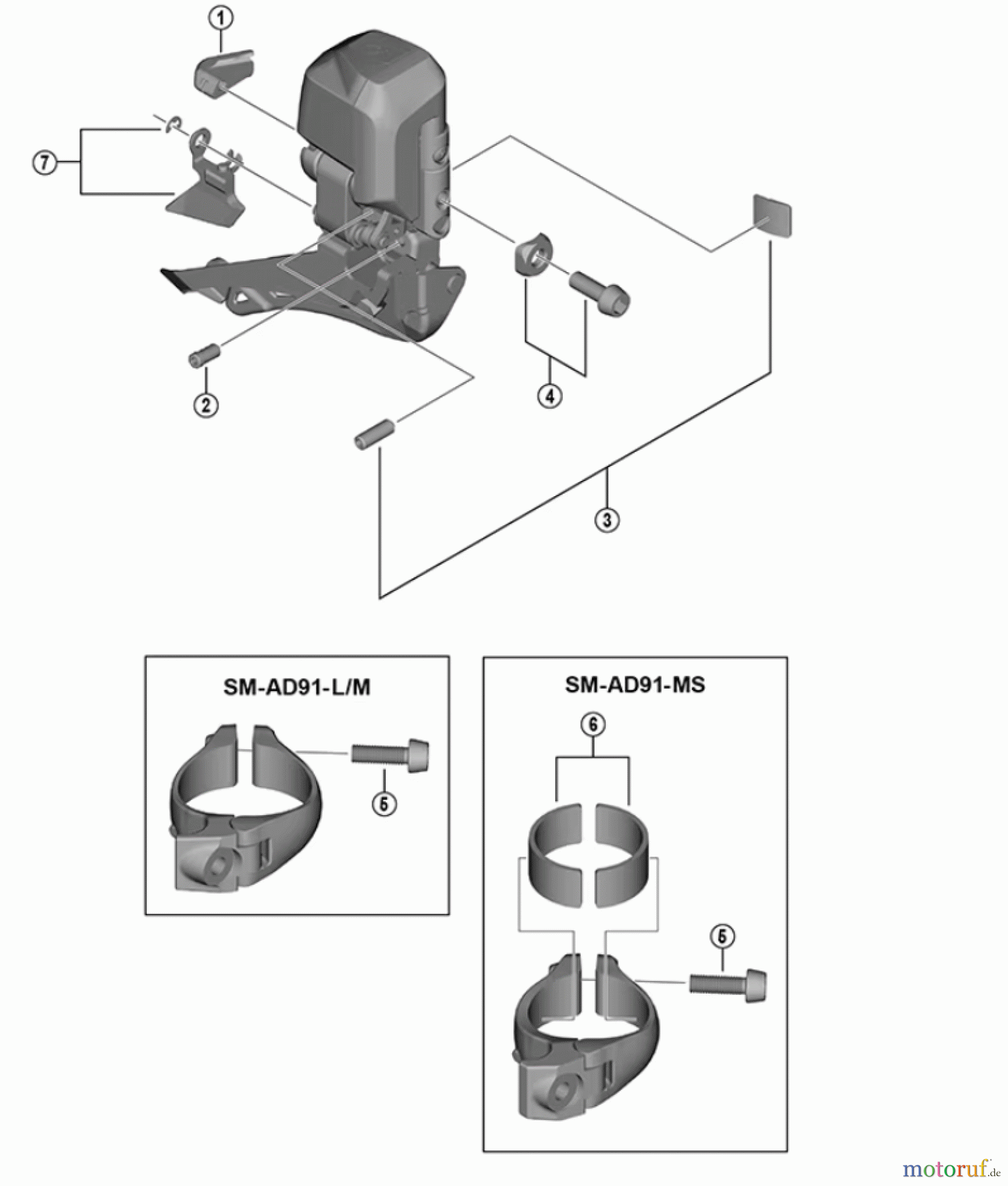  Shimano FD Front Derailleur - Umwerfer FD-R7150 Shimano 105