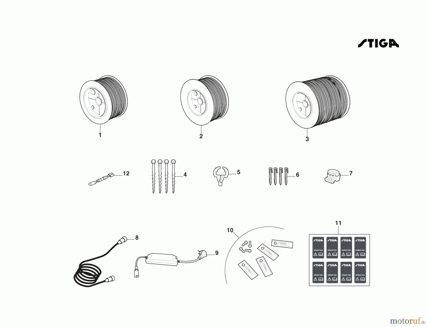  Stiga Mähroboter Baujahr 2023 G 300 (2023) [2R3101118/ST1] Zubehör