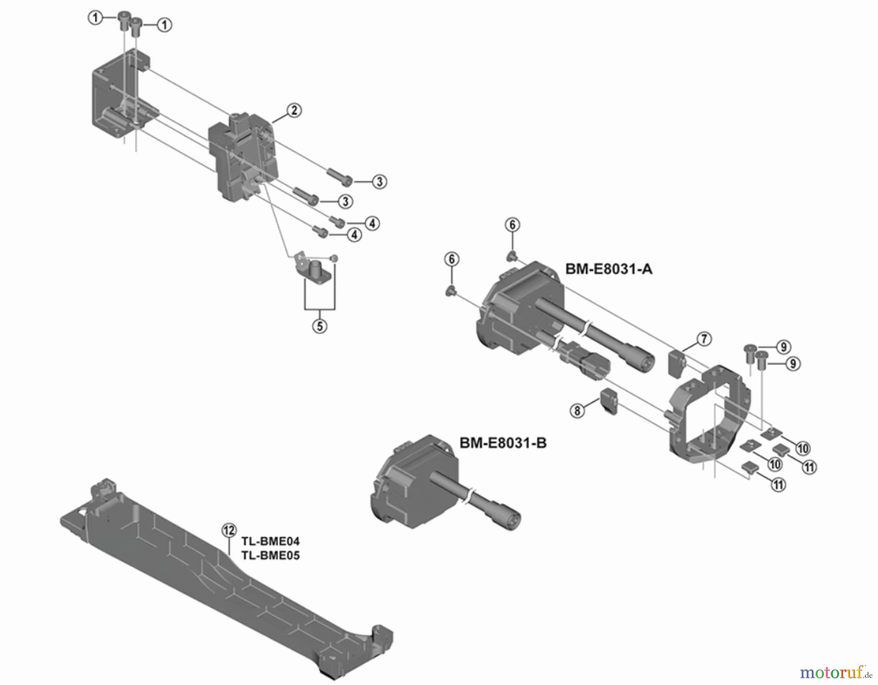  Shimano BM Akkuhalterung (E-Bike) BM-E8031