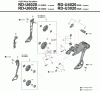 Shimano RD Rear Derailleur - Schaltwerk Listas de piezas de repuesto y dibujos RD-U6020, RD-U4020, RD-U3020  CUES Rear Derailleur