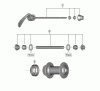 Shimano HB Hub - Vordere Nabe Listas de piezas de repuesto y dibujos HB-QC300 Vorderradnabe