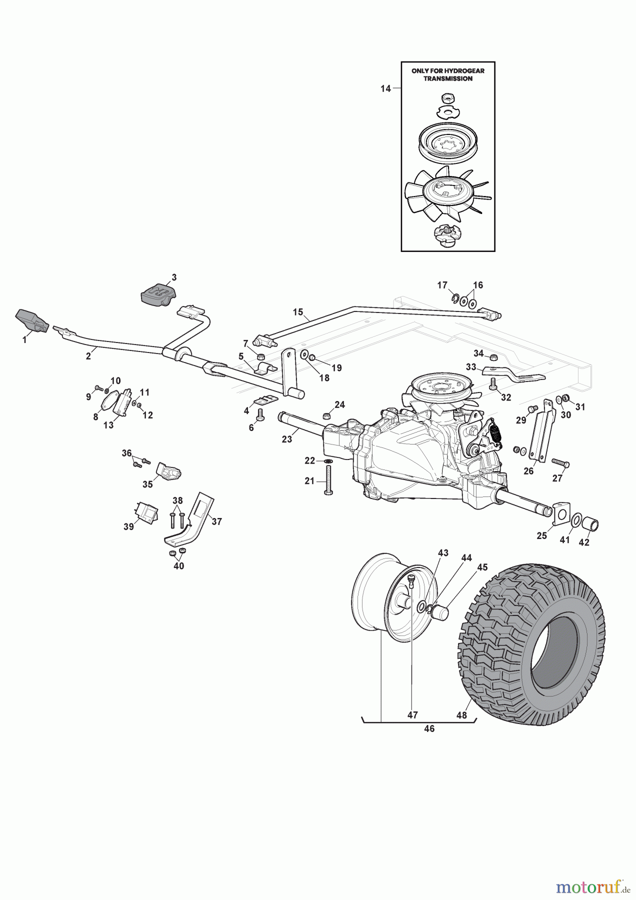  Stiga Aufsitzmäher Baujahr 2024 TORNADO 5108 W (2024) 2T1220481/ST2 Karosserie