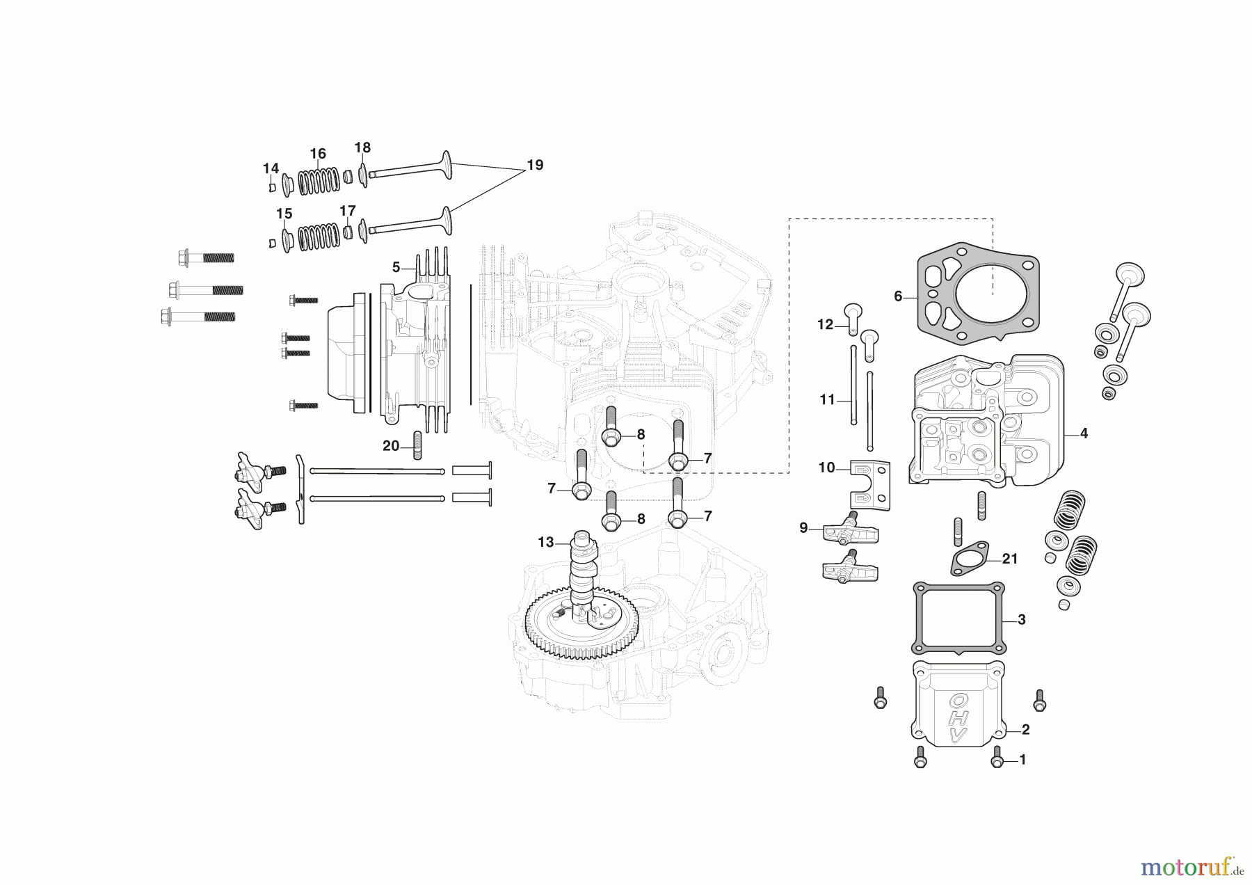  Stiga Aufsitzmäher Baujahr 2024 ESTATE 7102 W (2024) [2T0970481/ST1P] Zylinderkopf