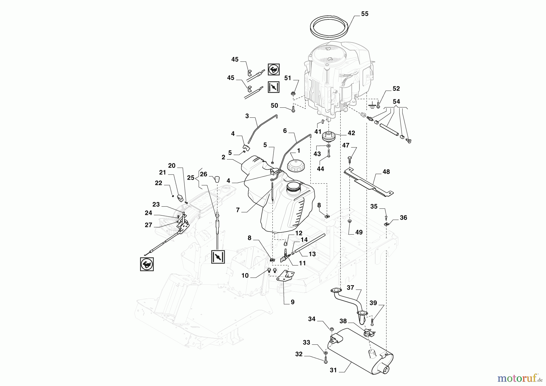  Stiga Frontmäher Baujahr 2024 Park Pro 900 WX (2024) 2F6430831/ST2P Motor - Honda